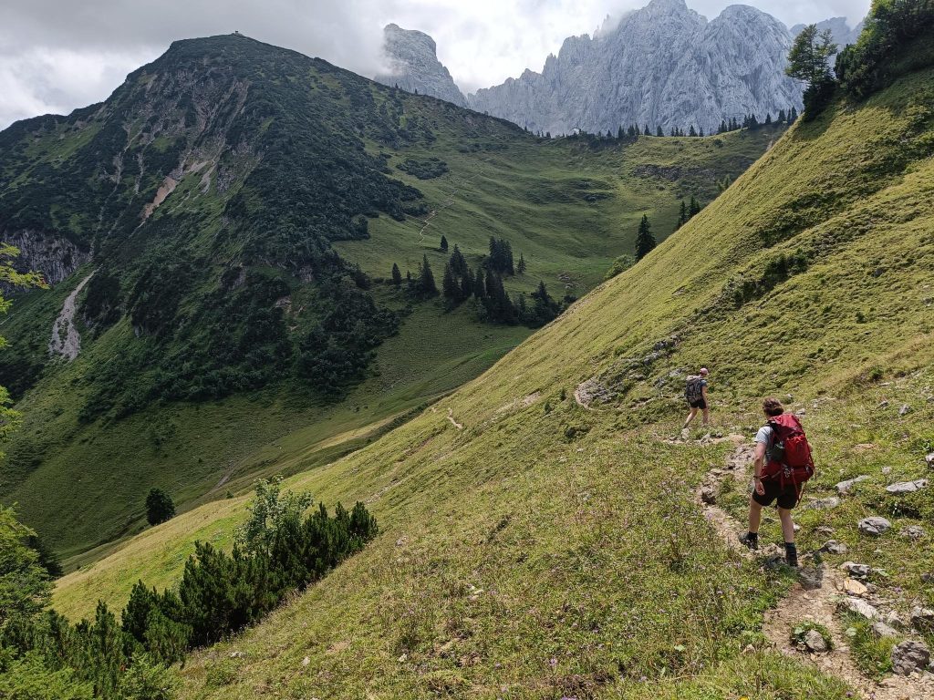 Wandelen met uitzicht op Wilder Kaiser (Marleen)