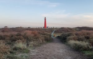 Rode vuurtoren Schiermonnikoog