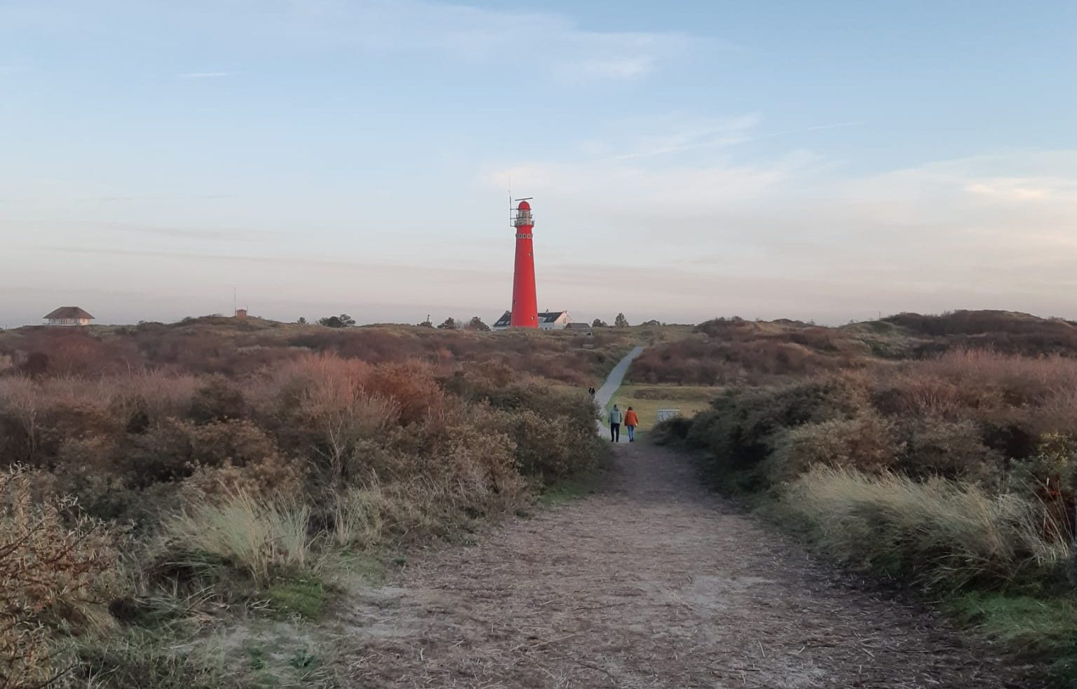 Rode vuurtoren Schiermonnikoog