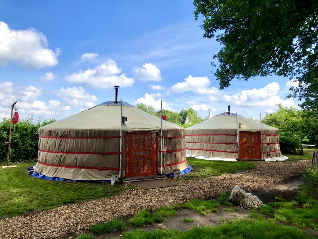 Yurts camping 't Buitenland (vd site het-buitenland